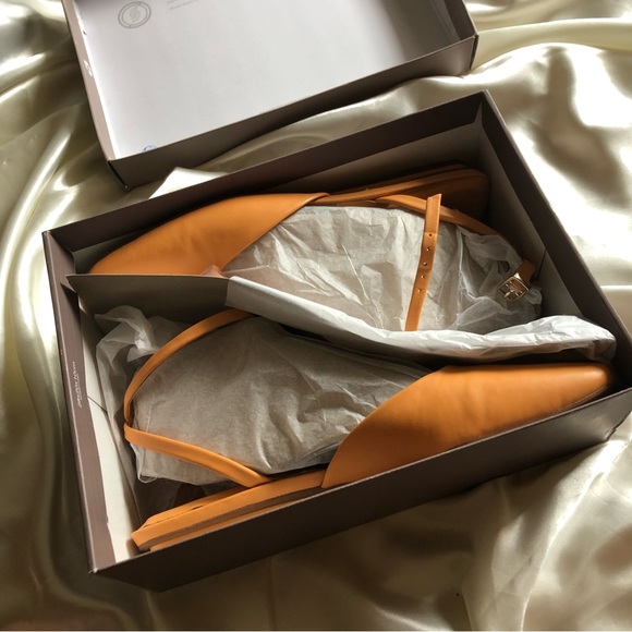 Cantaloupe colored Franco Starto Square toe - Picture 4 of 10